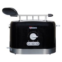 Tostadora Termozeta 870W – Temporizador 7 niveles – 2 ranuras – Funciones descongelar y tostado adicional