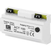 Block Act 100 Transformador De Seguridad Negro 100 Va 24 V