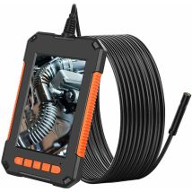 Industrie-endoskop, 1080p Hd 8-mm-inspektionskamera, Digitale Rohrleitungskamera Mit 4,3-zoll-ips-bildschirm, Wasserdichte Ip67-schlangenkamera-