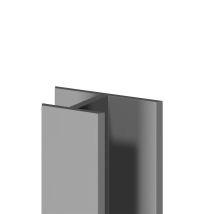WholePanel – 10mm Grey Wall Panel H Joint Trim – Durable Plastic – Professional Finish – Easy to Install