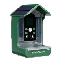 Mangiatore / Abbeveratoio Per Uccelli Con Telecamera Integrata Num'axes Cam1074 - 120° - Verde