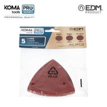 Packung Mit 5 Schleifpapieren Für Multitool 08765 Komatools