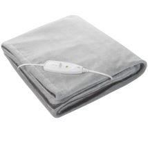 Manta calefactora MEDISANA HDW XL – 1,80 x 1,30 m – 4 niveles de temperatura – Protección sobrecalentamiento – Lavable a 30°C