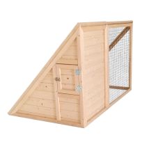 Gallinero Ava Moderne 100x100x150 cm – Madera de pino – Techo impermeable – Cajón extraíble – Eco responsable