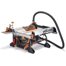 Evolution 119-0011 R255tbl+ Portable Jobsite Table Saw 1800w 240v Evlr255tblp