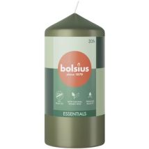 Vela De Pilar Selgros111 Verde Oliva - 33 Horas De Duración, Cera Vegana