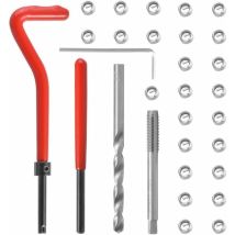 Kit De Réparation Des Filetage De Type Helicoil M6 X 1,0 Mm (30 Pièces)