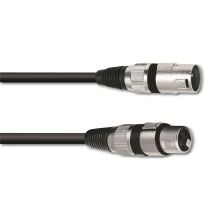 Xlr-kabel 3-polig, 10 M, Schwarz - Omnitronic