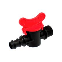 Pack mit 2 Ventilen 16mm bis 1/2" – Polypropylen – Anti-UV – Gartenbewässerungszubehör