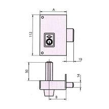 Cerradura cilindro 56c 70 Iz He.pf. – CVL