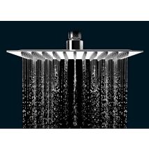 Piralla Rubinetteria - Soffione Doccia In Acciaio Modello Quadro Tecom Ls Q 250 X 250