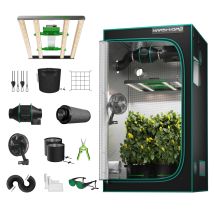 Fc3000 Full Growth Zelt, Samsung Lm301h Evo, Mit 100 X 100 X 180 Cm Wachstumszelt Und 4-zoll Belüftungssatellit Full Spectrum Variable Intensity Led 