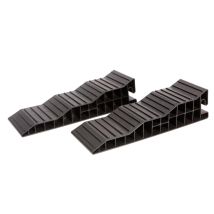 Froli Campingartikel Stützplatten 5324352 camper 3-steps Nivellierer, Schwarz, 2 stück