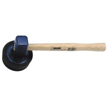 Mazo embaldosador 1500g – Cabezal de goma – Mango de madera de ceniza – Ideal para instalación de baldosas