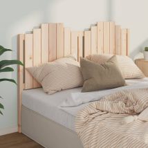 Bed Headboard 166x4x110 Cm Solid Wood Pine Vidaxl
