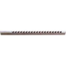 Räumnadel HSS Gr 3I – 133 mm – Keilnutenbreite 3 mm – Toleranz JS9 ±0,012 mm – 2 Durchgänge – 3,3 kN