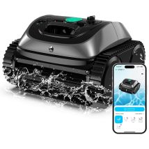 Wybot C1-os800, Robot Piscine Sans Fil Performant Pour Nettoyage Automatique Complet Fond, Parois Et Ligne D'Eau