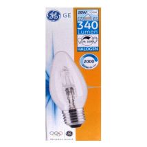 General Electric - 1301065 E27 28w (35w) Halogen Bulb - 2800k