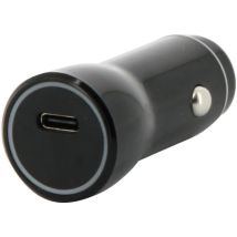 Mobilis Auto Ladegerät für Smartphone und Tablet – Zigarettenanzünder – 1x USB Typ C – Schwarz