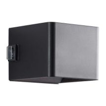 Aplique Magnética De Exterior - Iseo Brilliant Recargable - Negro - Led - Detector - 4w - 300lm - 3000k - Usb