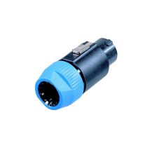 Connettore Neutrik NL8 Femmina 8 Vie – 30 A rms – 250 V – 8 poli – Audio Professionale – Argento