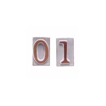 IDROWEB – Número Cívico Terracota 6/9 – Dimensiones 5x9 cm