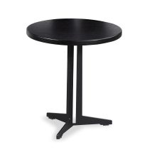 Parumm - Beistelltisch Rund Pärumm Oslo 45x45 Cm Aus Holz Und Metall Schwarz