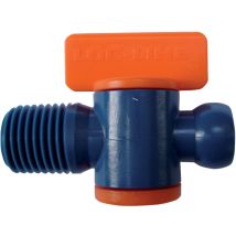 LOC-LINE Tropfer 1/2 Zoll mit Außengewinde, Beutel mit 2 Stück, 12,7 mm, Gartenbewässerung