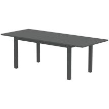 Mesa De Jardín Extensible De Aluminio 160/220x90 Cm, Mesa De Balcón Resistente A La Intemperie, Mesa De Buffet Antideslizante, Mesa De Camping Para 6-