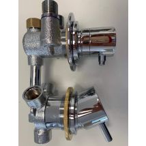 Gruppo Ricambio Termostatico 3 Vie Vega Samo Ric1571 Cromo
