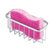 Interdesign - Idesign Sinkworks Portaspugne A Ventosa, Metallo, Argento, 0.1x0.1x0.1 Cm