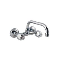 Mirtak - Grifería Batería Fregadero Caño Horizontal 110mm 220mm