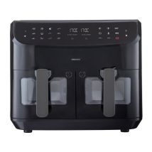 Freidora De Aire Caliente Medion P20 Xxl Twin - 2600 W - 2 Canastas - 9 Programas - Negro