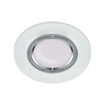 Anello Decorativo In Vetro Satinato 35w Gu10/mr16 Ip20 Selena Ideus 03597