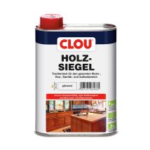 CLOU Holzsiegel EL glänzend 250ml – hochwertiges Oberflächenfinish für Holz – glänzende Versiegelung für Möbel und Innenräume