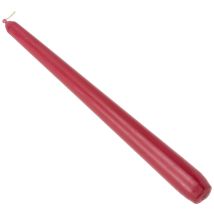 Starpak 50 Candele Coniche, Dimensioni Ø 2,2 Cm · 25 Cm, Colore Bordeaux, Materiale Paraffina Con Stearina, 50 Candele X 1 Confezione