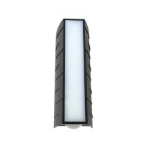 Aplique Led Morgan Negro Ip54 10w 700lm 3000k