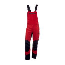 Kox - Schnittschutz Latzhose Duro 3.0 Rot/gelb Größe 52