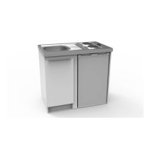 Moderna - Komplette Küchenzeile Cadette Elektro 91x120x60 Top 48cm