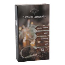 Hit - 1.01 Led Lichterkette 24 Led - 200 Cm / Timer