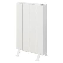 HJM – Emisor térmico seco Elian 500W – Aluminio blanco – Cronotermostato digital programable – Modos: turbo, confort, automático, económico