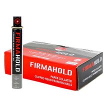 Firmahold - Timco Collated Clipped Head Ring Shank A2 Stainless Steel Nails & Fuel Cells - 2.8 X 63/1cfc