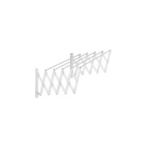 Tendedero Extensible Plastificado Blanco - 140cm, Cuncial.