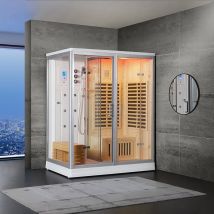 Combi Sauna Infrarouge Douche Hammam Boreal Ir-h 180d - Droite