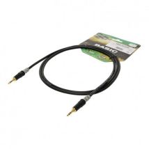 Sommer Cable Hba-3s-0090 Jack Audio Cavo [1x Spina Jack Da 3.5 Mm - 1x Spina Jack Da 3.5 Mm] 0.90 M Nero