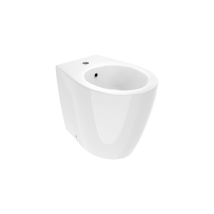 Bidet Blanc Brillant Avec Profondeur D'Installation Au Sol 52 Cm Ercos Kite Bcktelbide Blanc Brillant