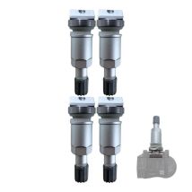 Kit De Reparación De Válvulas Tpms - 52936d4100 - Aluminio Plateado - 4 Piezas - Compatible Con Mazda/kia/hyundai
