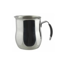 Bollilatte Omnia Tetera Acero Inoxidable 18/10 – Fondo Triple – Mango Silicona Antideslizante