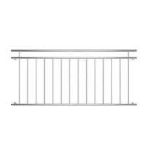 Abr184 Türgeländer-fenster 184x90cm Brüstungsgeländer Handlauf Edelstahl - Bc-elec