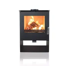 Estufa De Leña Verso Kara - 7.5 Kw, Calefacción Eficiente Y Ecológica Para Hogar